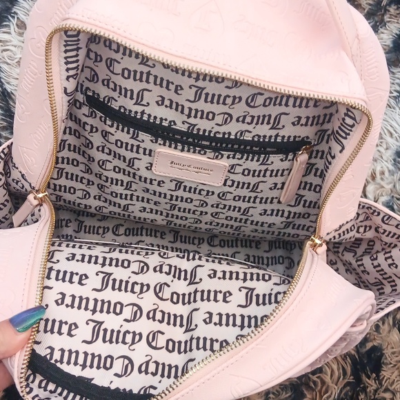 Juicy Couture Pink Faux Leather Backpack - Picture 4 of 6